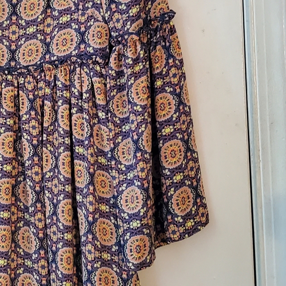 Love, FIRE BOHO Style Multicolored Patterned Dress - Picture 7 of 8